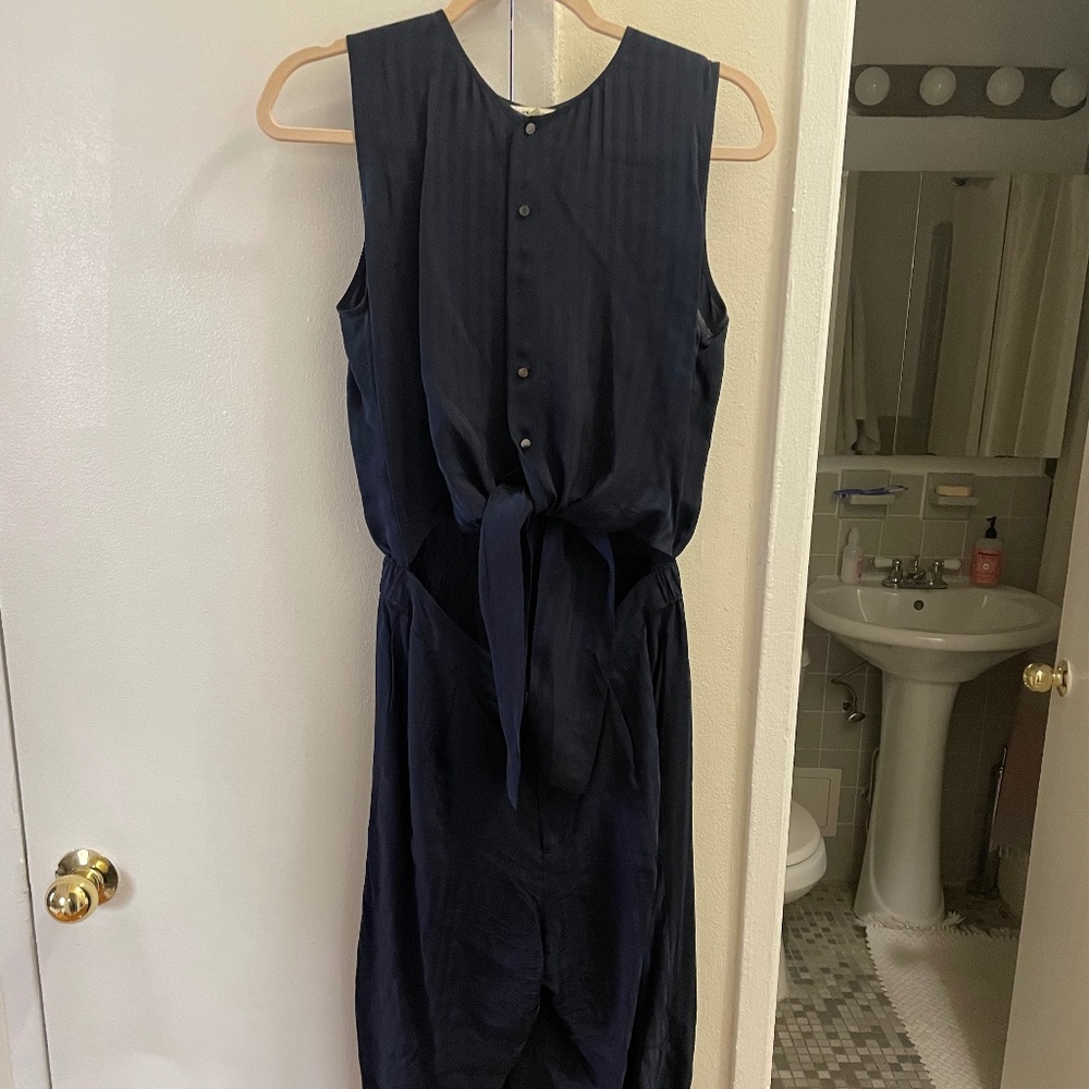 Club Monaco Jumpsuit, Navy, Size 2